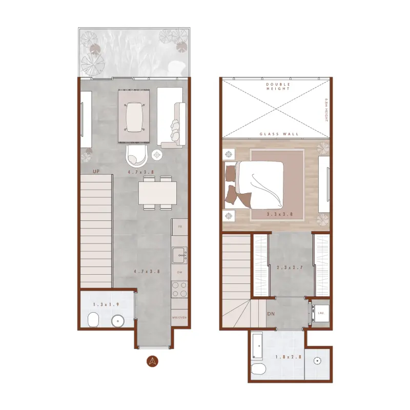 1 bedroom