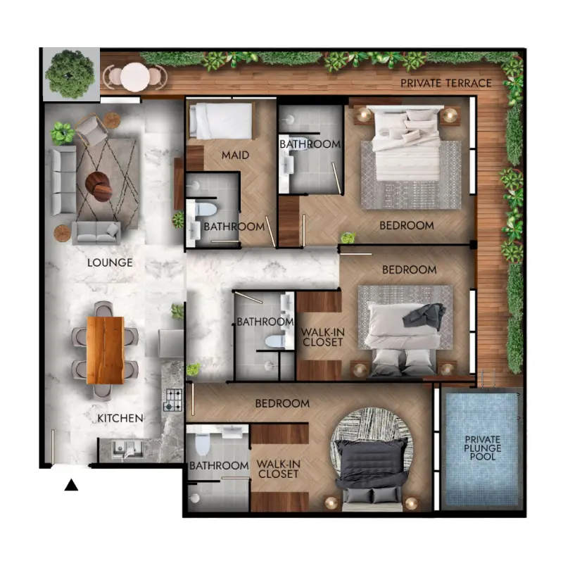 3 bedroom