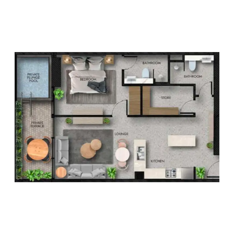 1 bedroom