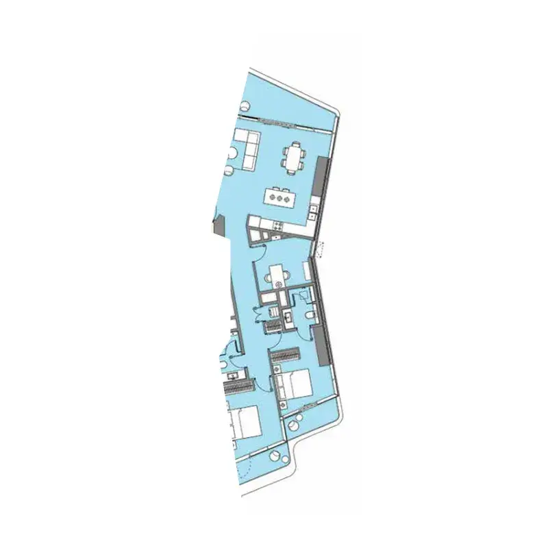 2.5 bedrooms apartments - LIV Lux