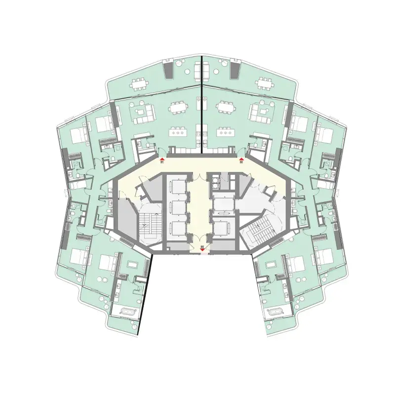 4 Bedrooms penthouse - LIV Lux