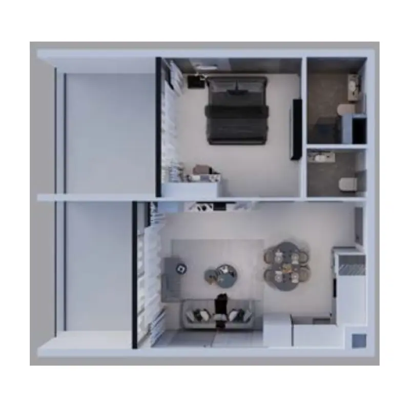 1 bedroom
