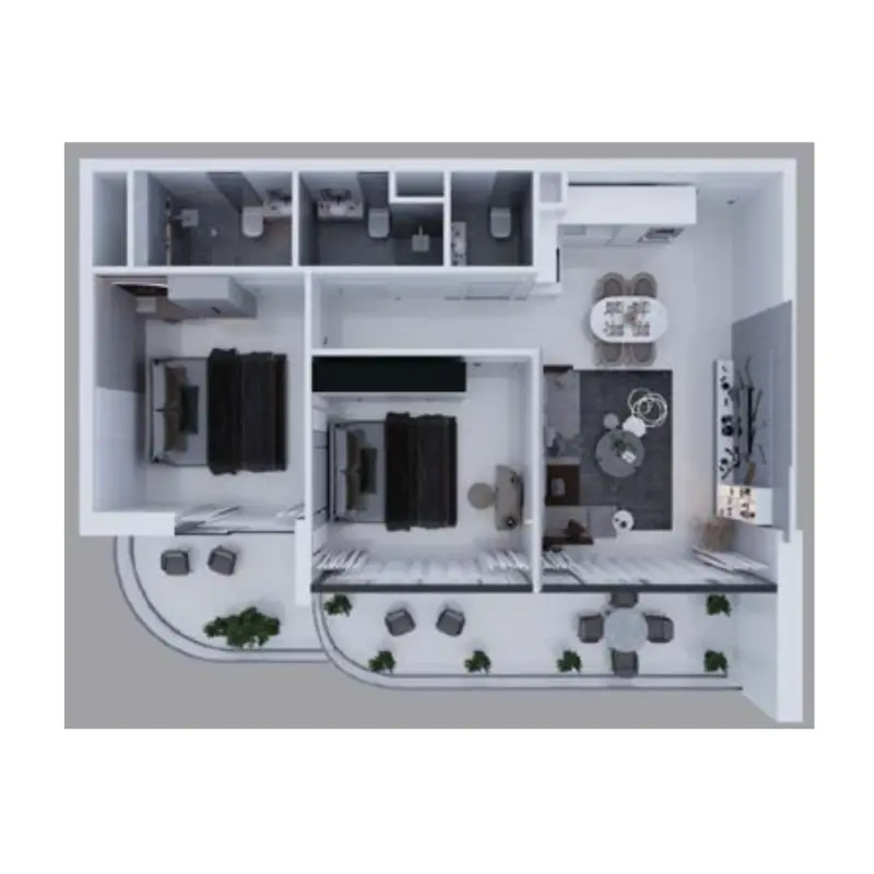 2 bedroom