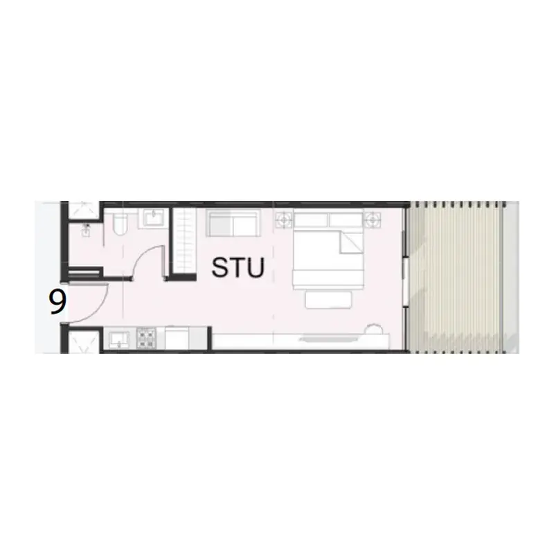 Studio apartments - Cove Boulevard
