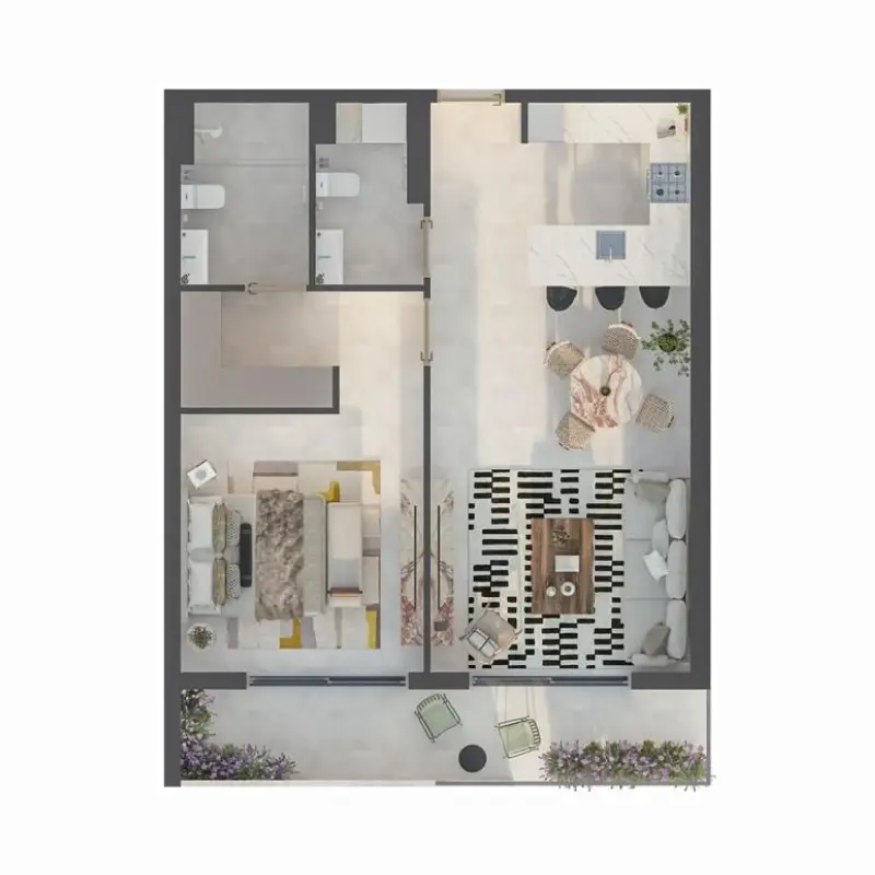 1 bedroom