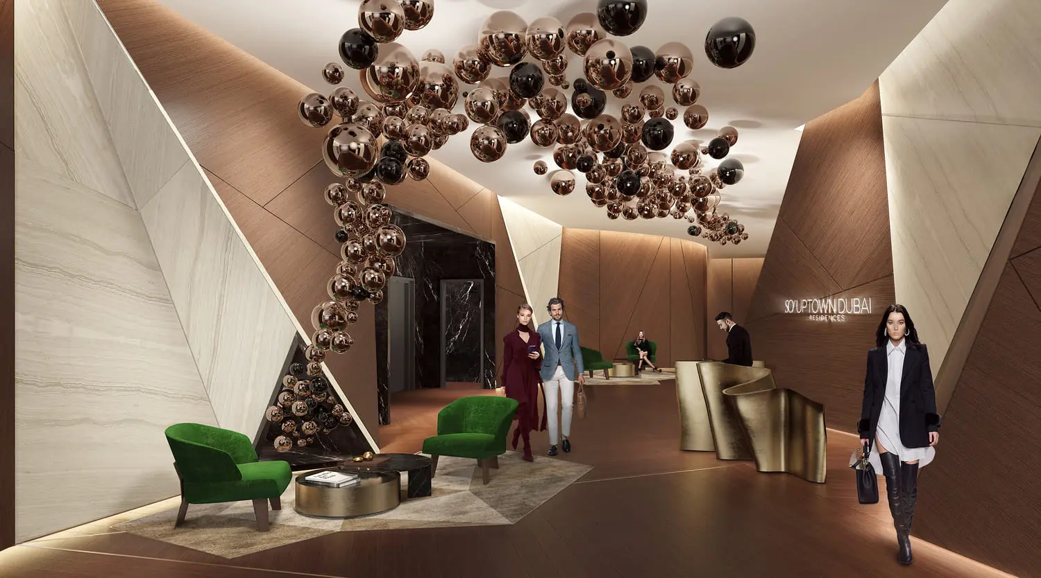Uptown Tower in Jumeirah Heights by DMCC (part of ICD) - Lobby Image 1