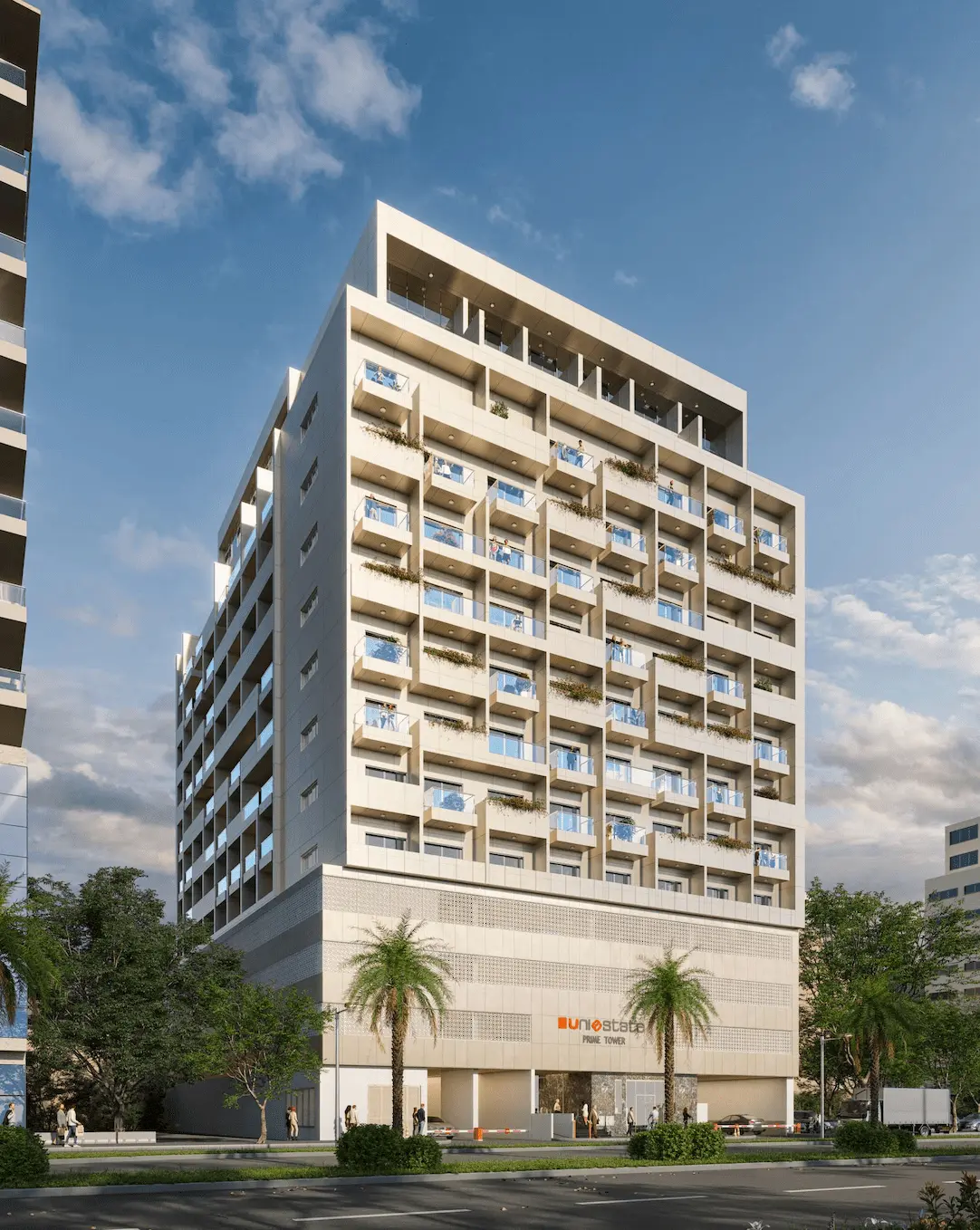 Uniestate Prime Tower in Jumeirah Village Circle (JVC) by Uniestate Properties - Exterior Image 5