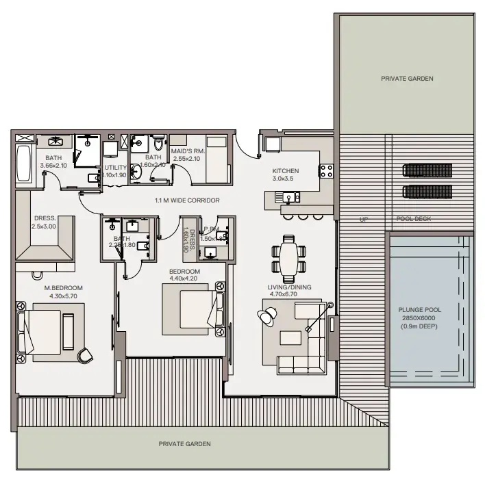 2 Bedrooms apartments - Haven Living