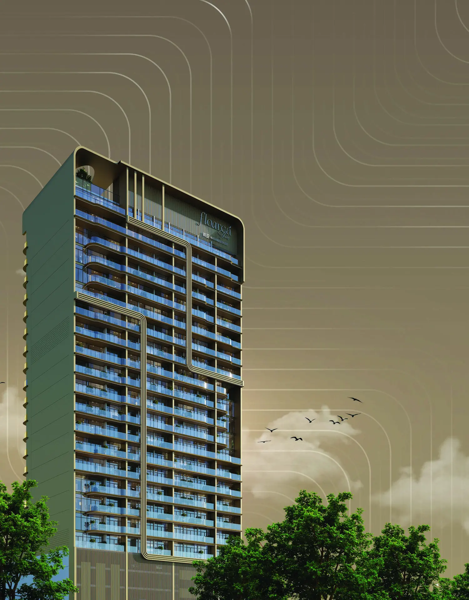 Floarea Skies in Jumeirah Village Circle (JVC) by Mashriq Elite - Exterior Image 1