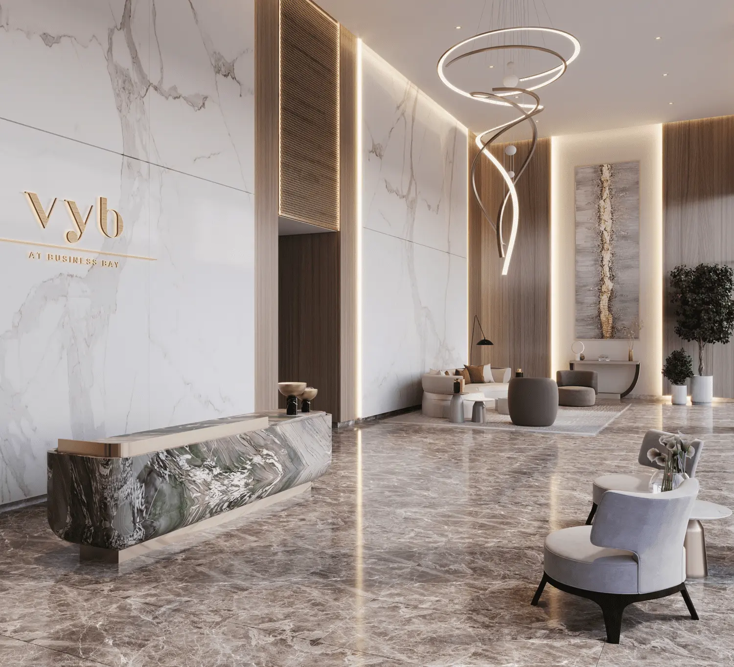 Vyb at Business Bay in Business Bay by Ginco Properties - Lobby Image 2