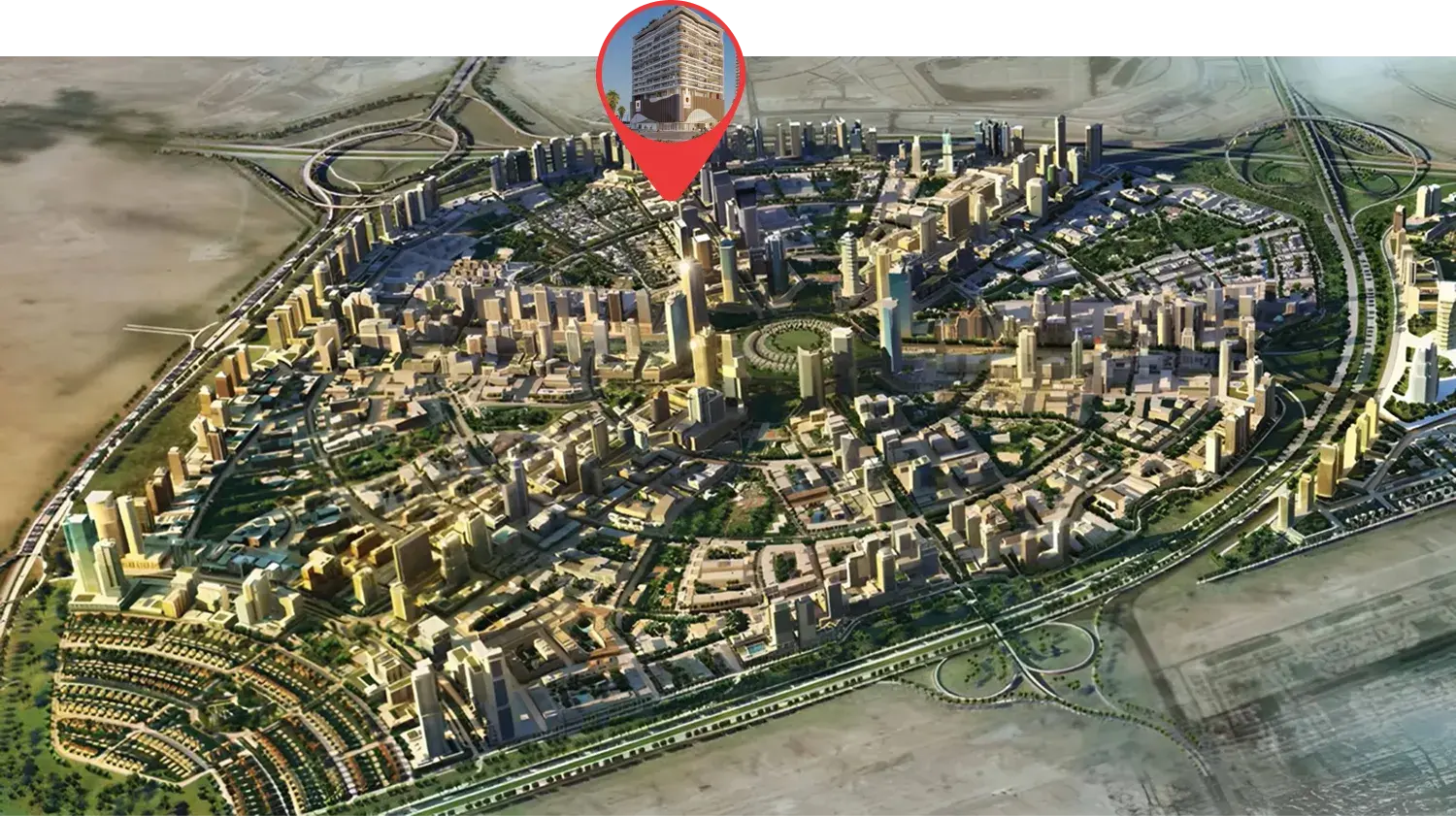 Lucky Oasis Residence master plan