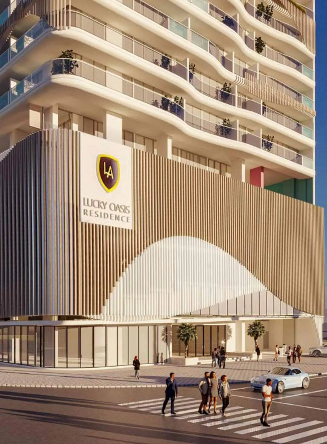 Lucky Oasis Residence in Jumeirah Village Circle (JVC) by Lucky Aeon - Exterior Image 2