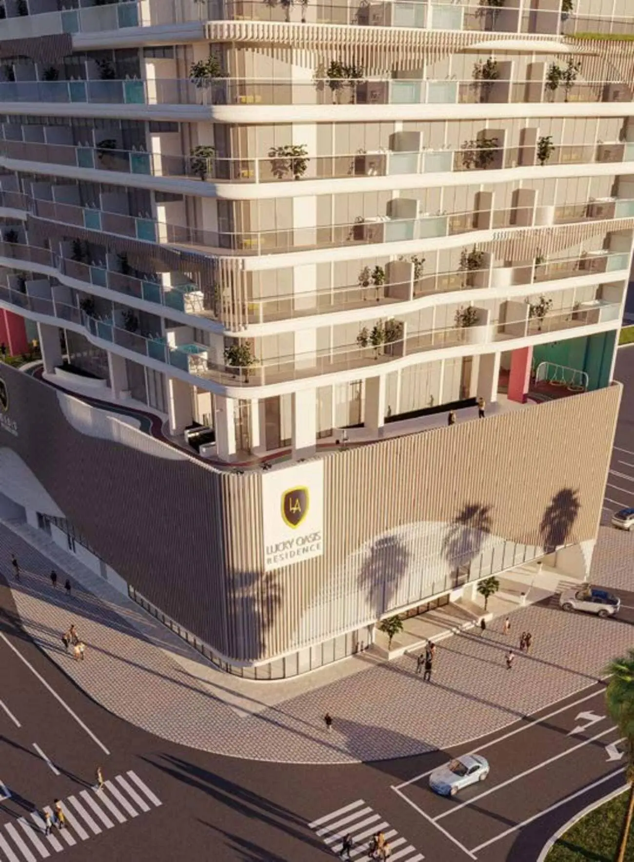 Lucky Oasis Residence in Jumeirah Village Circle (JVC) by Lucky Aeon - Exterior Image 3