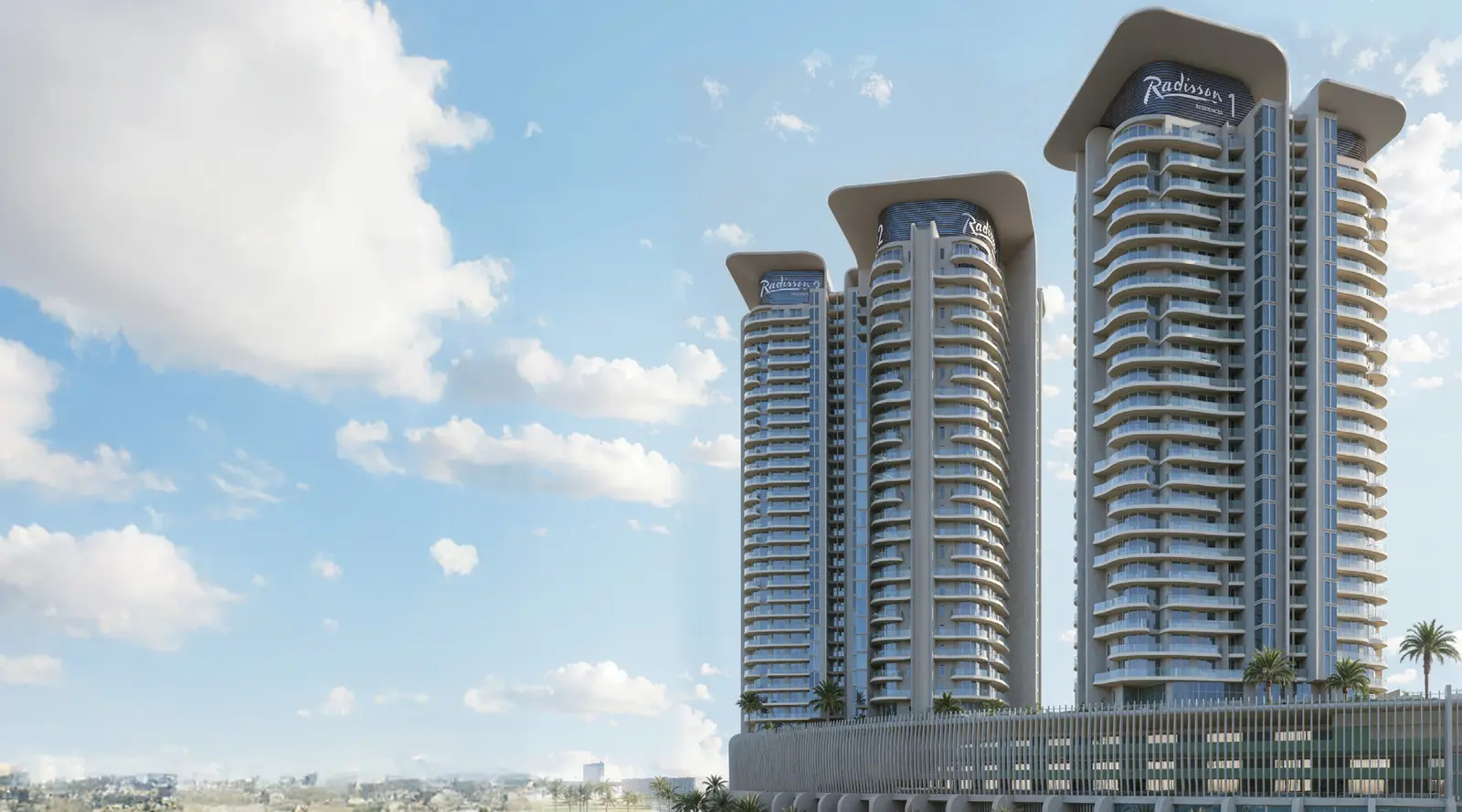 master plan of Radisson Residences Al Reem Island Abu Dhabi