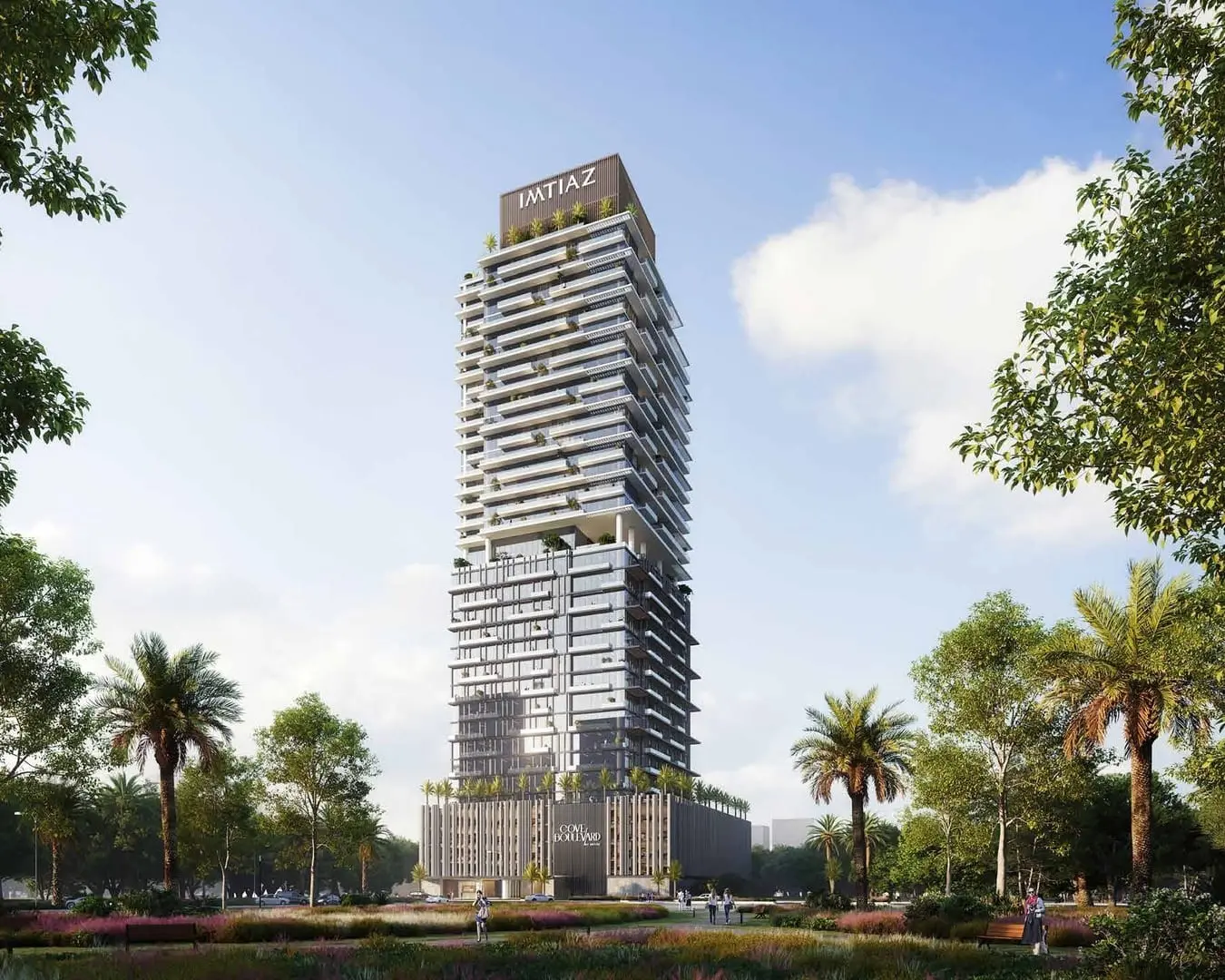 Cove Boulevard in Dubai Land Residence by Imtiaz Development - Exterior Image 4