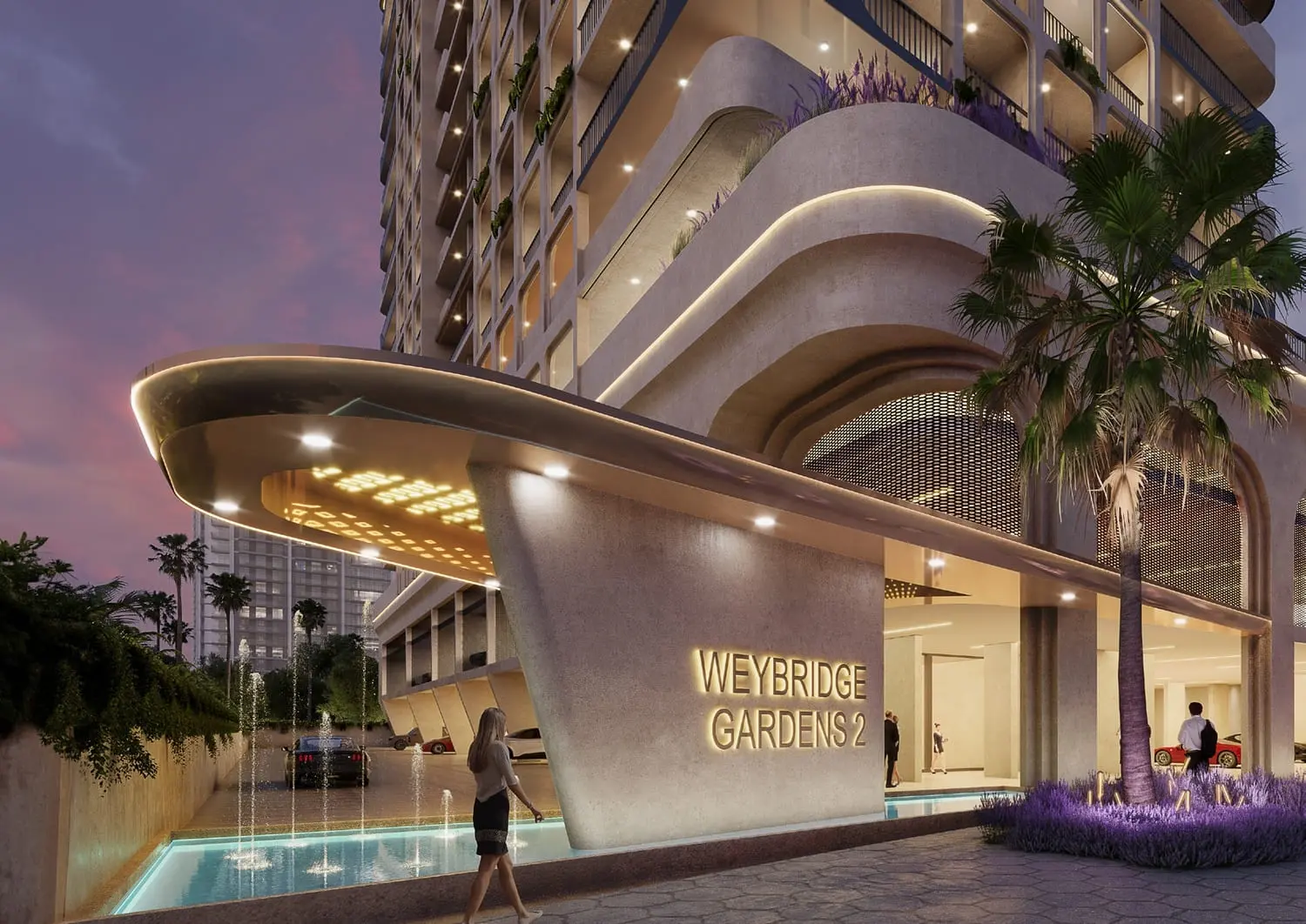 Weybridge Gardens 2 in Dubai Land Residence by Leos - Exterior Image 2