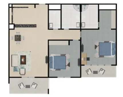 2 bedroom