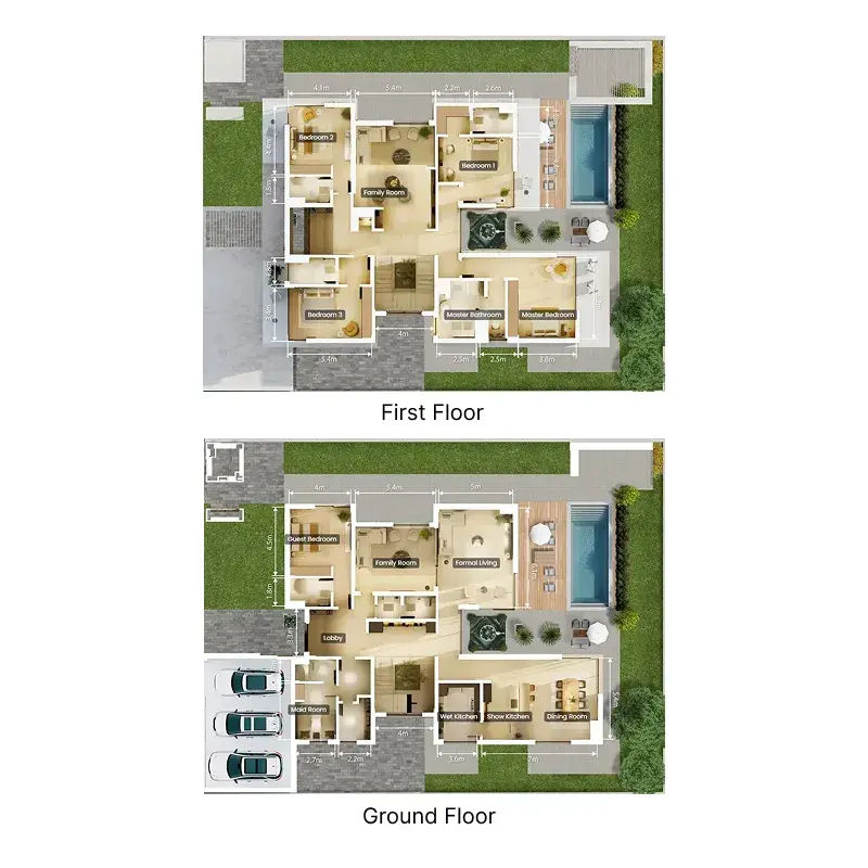 5 Bedrooms villa - Athlon by Aldar