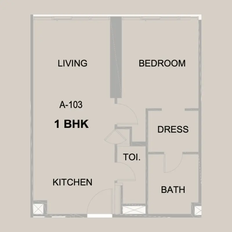 1 bedroom