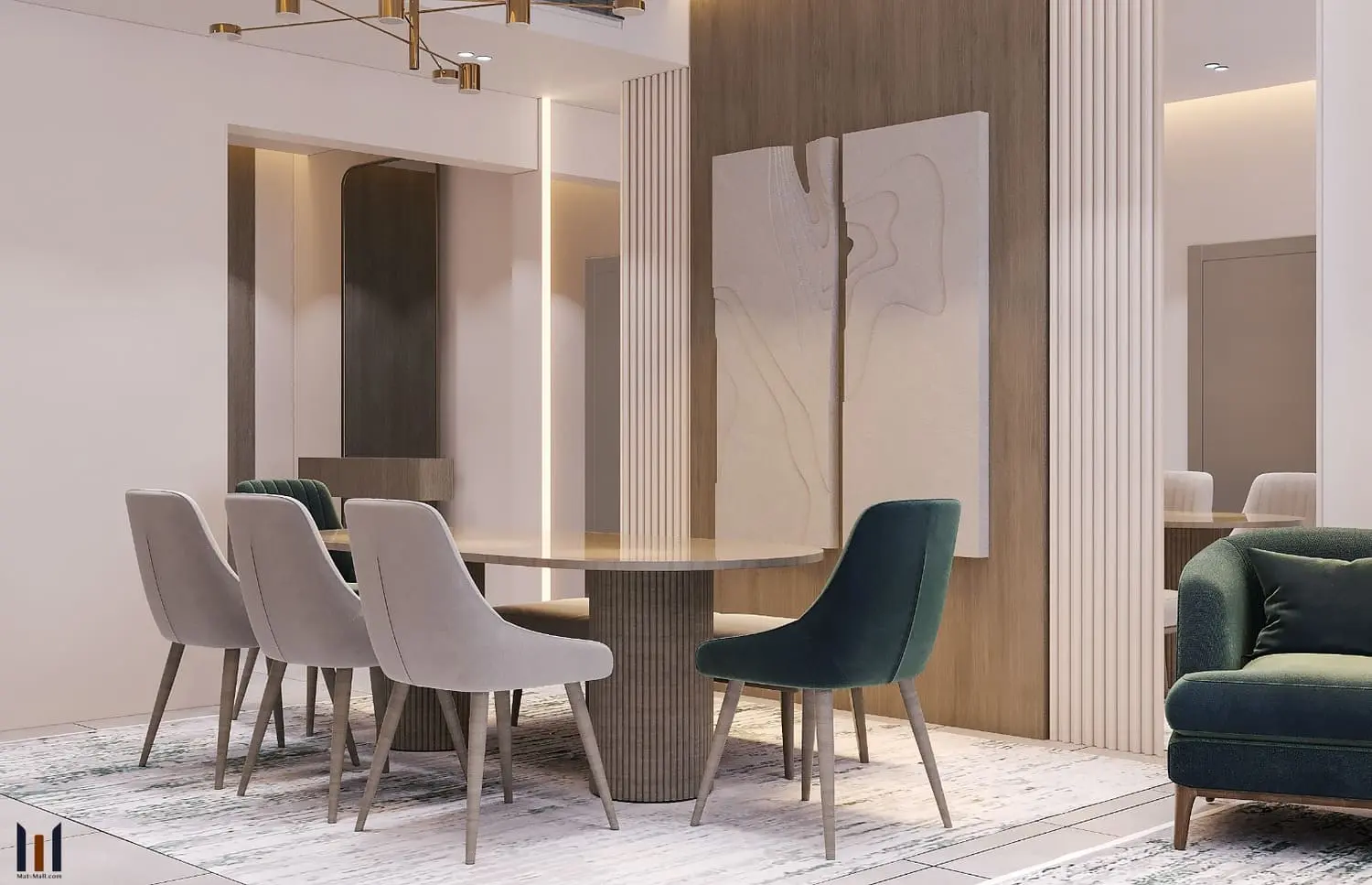 Bliss Homes in Dubai Land Residence by Rashed Aljabri Real Estate Development LLC - Interior Image 5