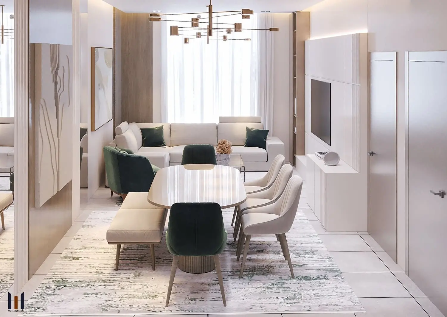 Bliss Homes in Dubai Land Residence by Rashed Aljabri Real Estate Development LLC - Interior Image 6