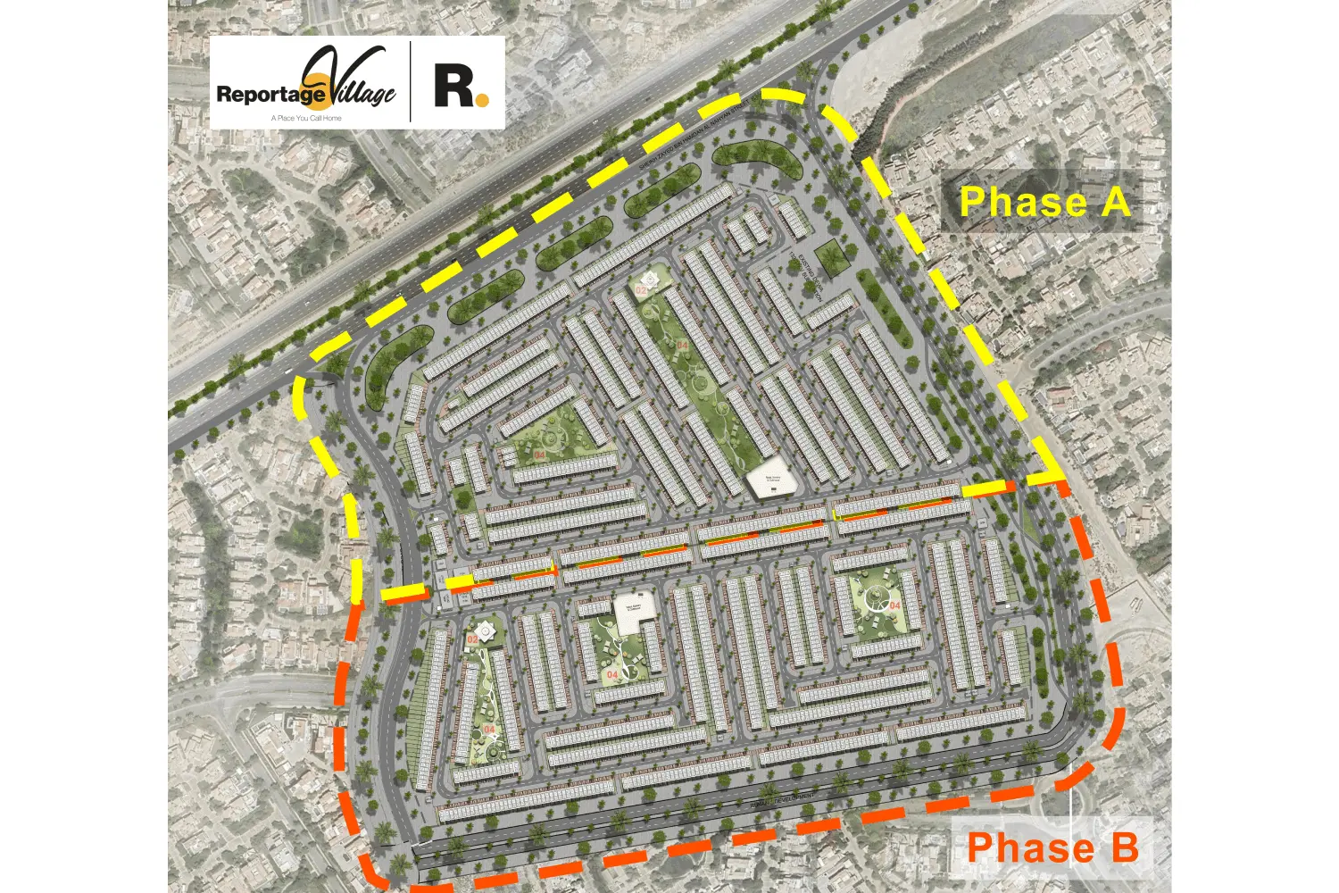 Reportage Village master plan