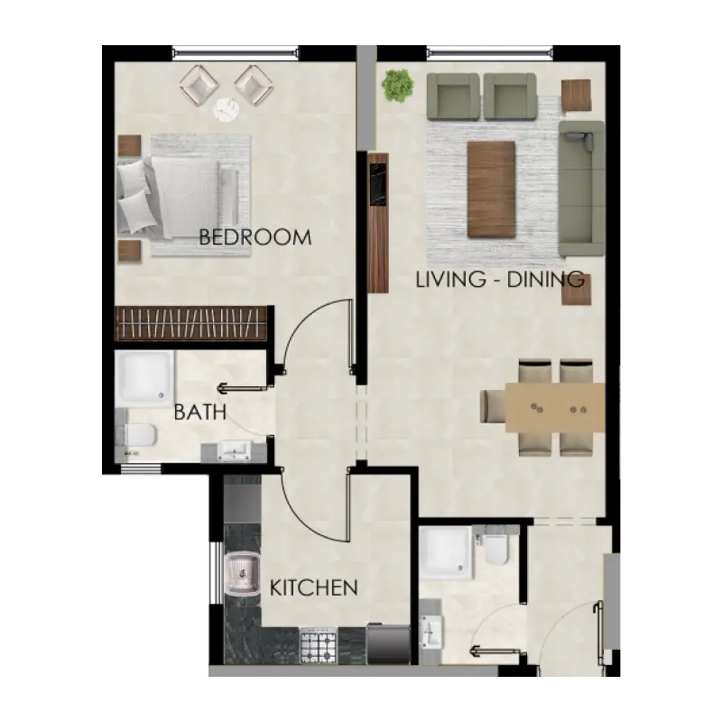1 bedroom