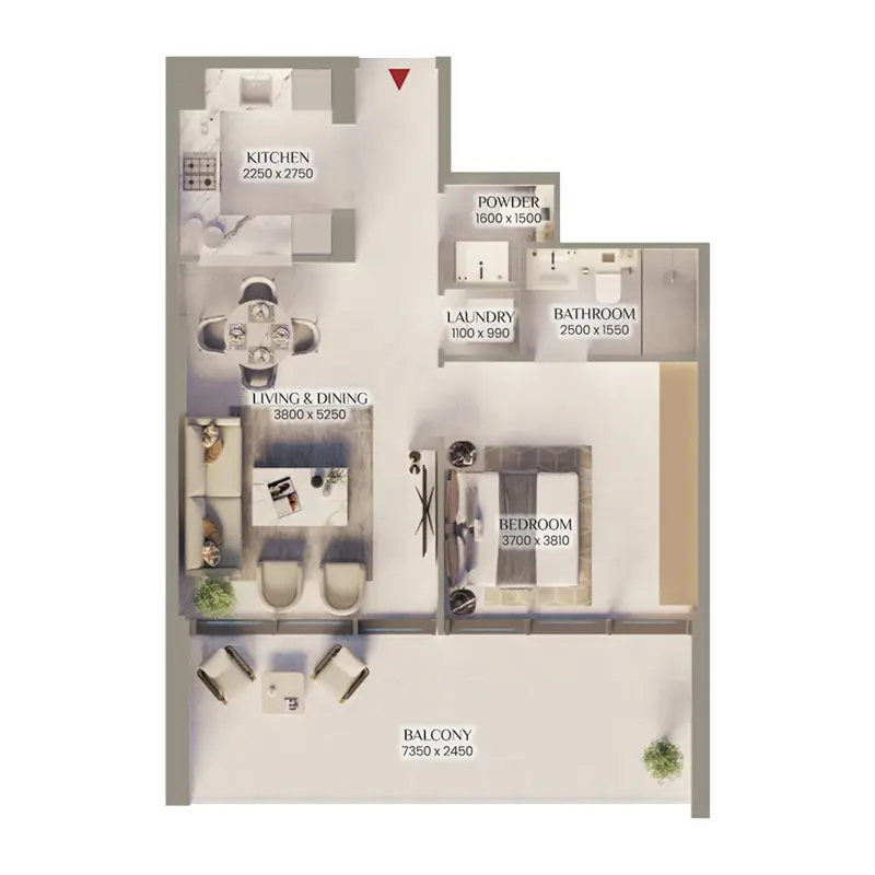 1 bedroom Apartments -  Bliss Tower