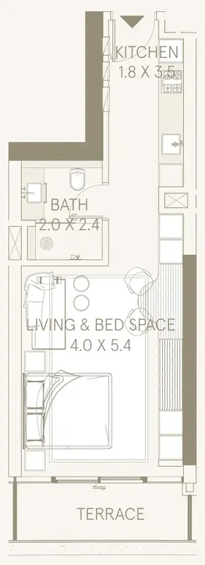Studio apartments - Saas Hills