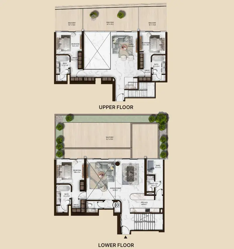 3.5 bedrooms townhouse - Saas Hills