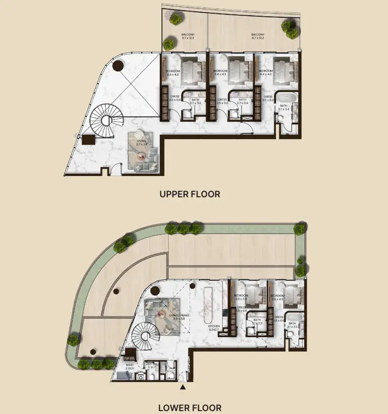 5.5 bedrooms townhouse - Saas Hills