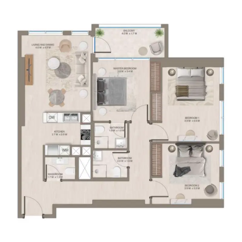 3 bedroom