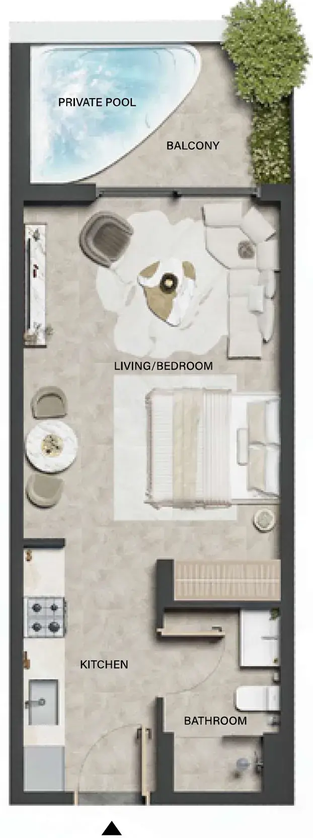 Studio apartments - Weybridge Gardens 5