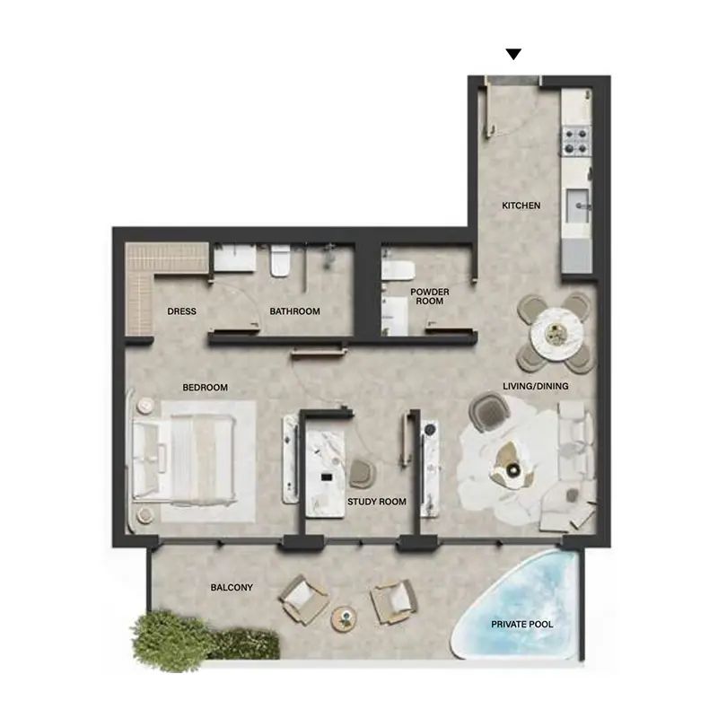 1 bedroom Apartments -  Weybridge Gardens 5