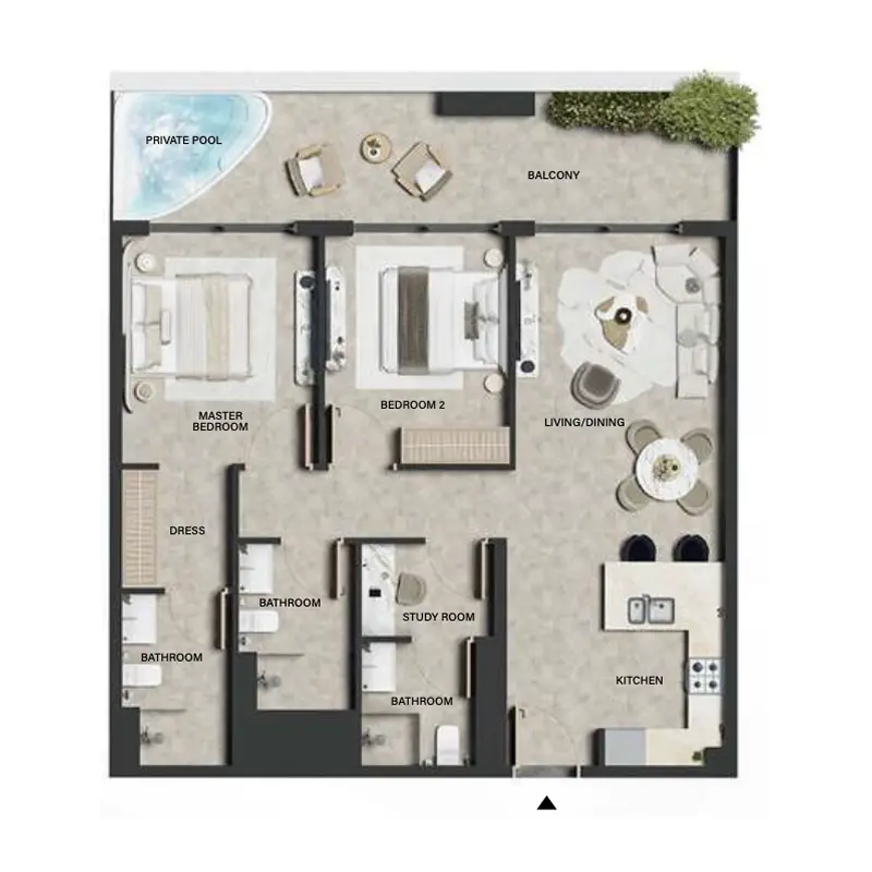 2 bedroom Apartments -  Weybridge Gardens 5