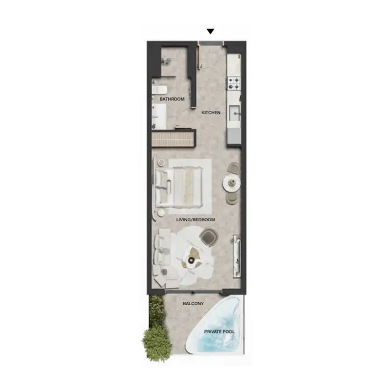 Studio apartments - Weybridge Gardens 4