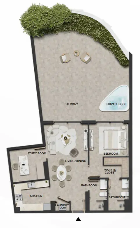 1 Bedroom apartments - Weybridge Gardens 4