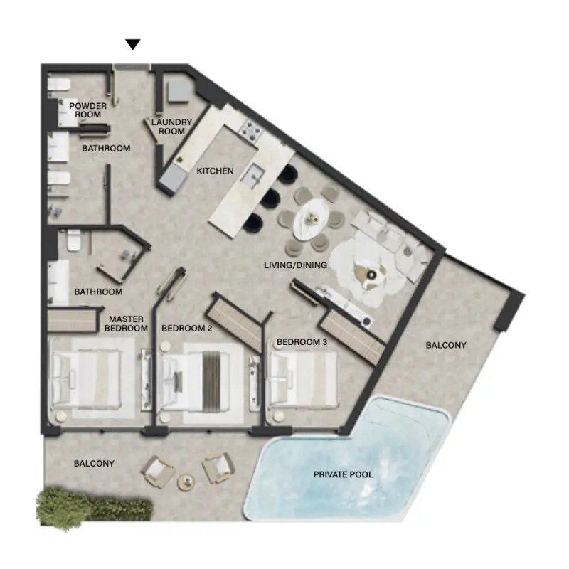 3 bedroom