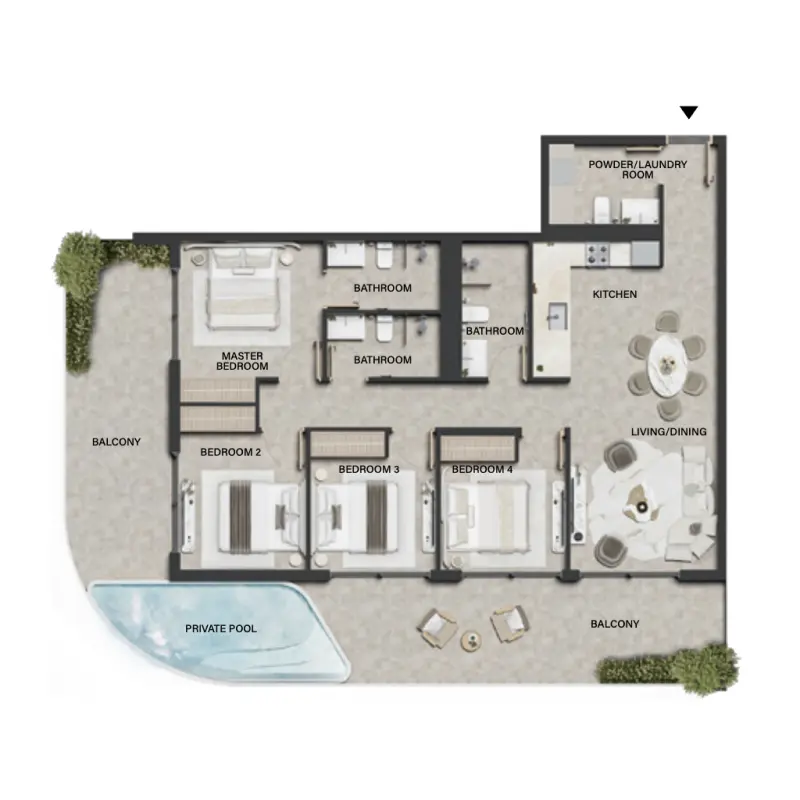 4 bedroom