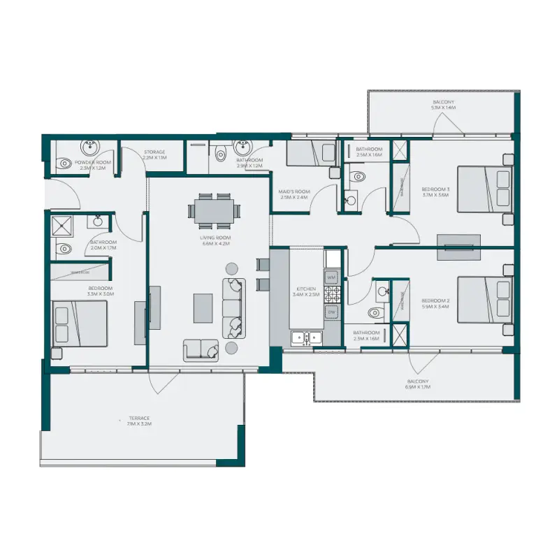 3 bedroom