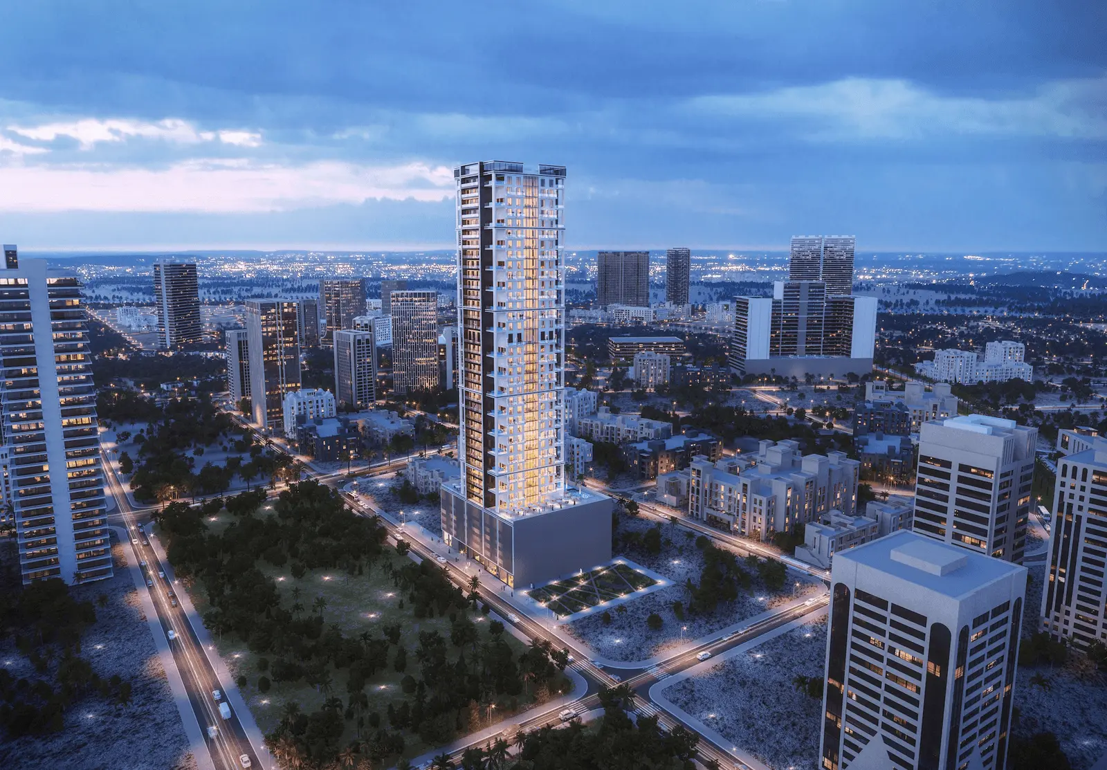 Binghatti Gardenia in Jumeirah Village Circle (JVC) by Binghatti - Exterior Image 4