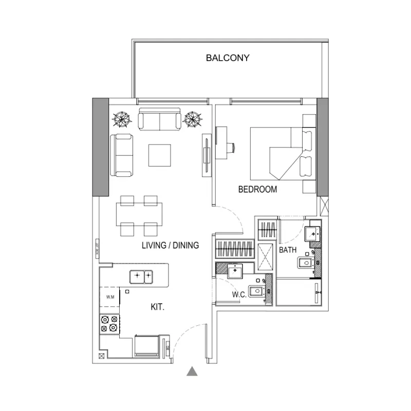 1 bedroom
