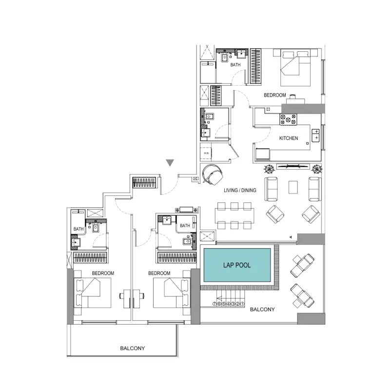 3 bedroom