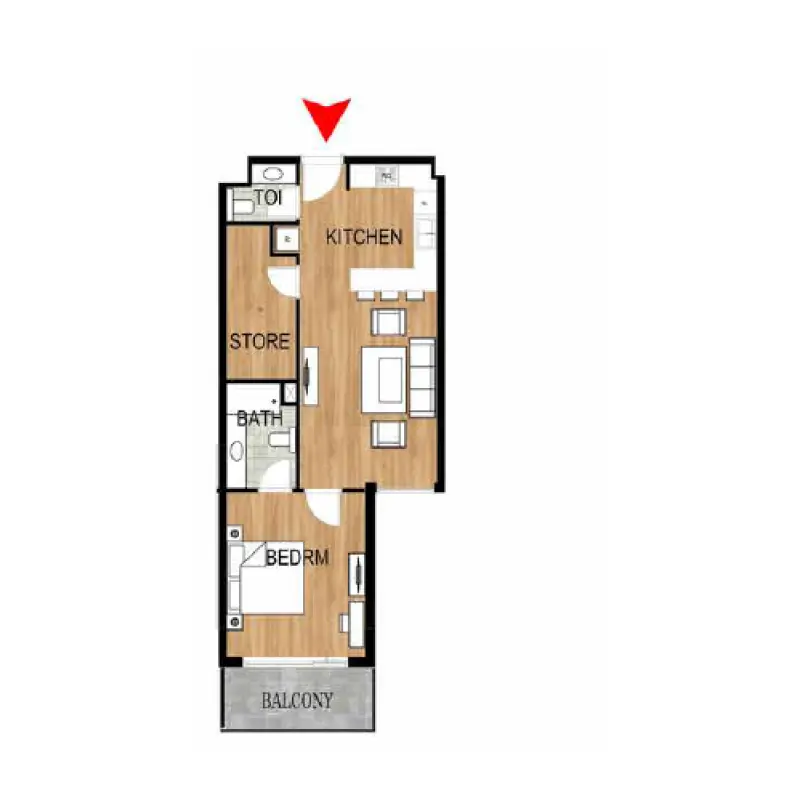 1 bedroom