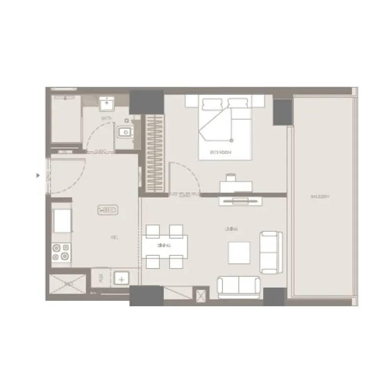 1 bedroom