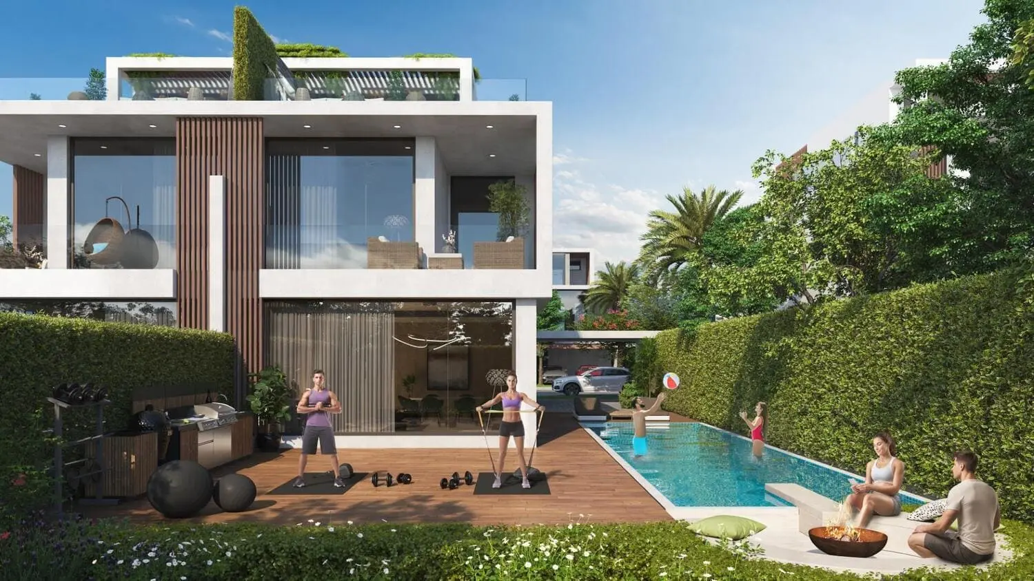 Damac Hills 2 - Park Greens in Damac Hills 2 by DAMAC - Exterior Image 2