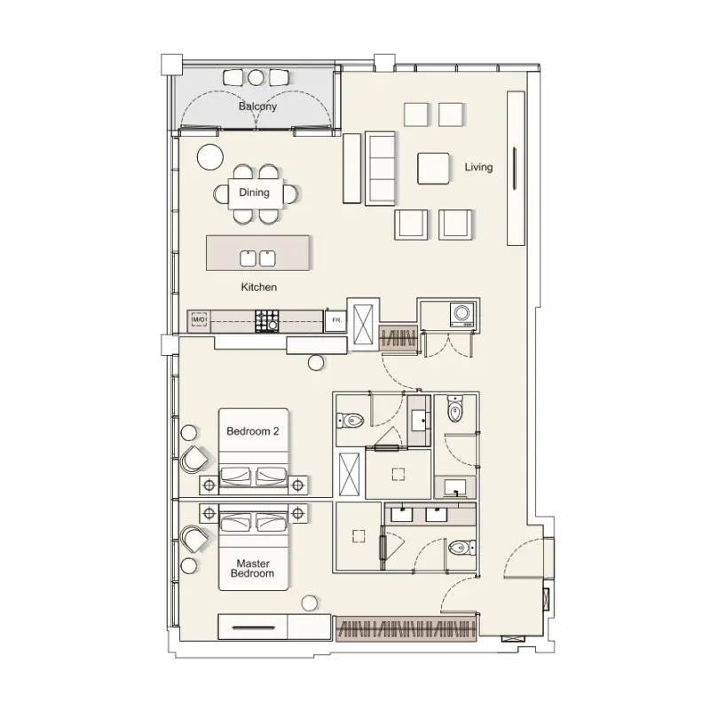 2 bedroom