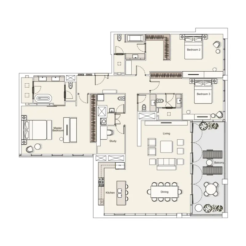 3 bedroom