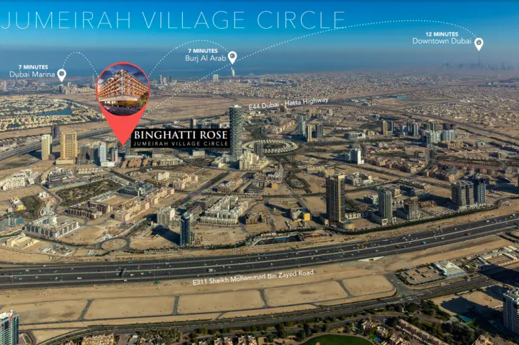 Binghatti Rose master plan