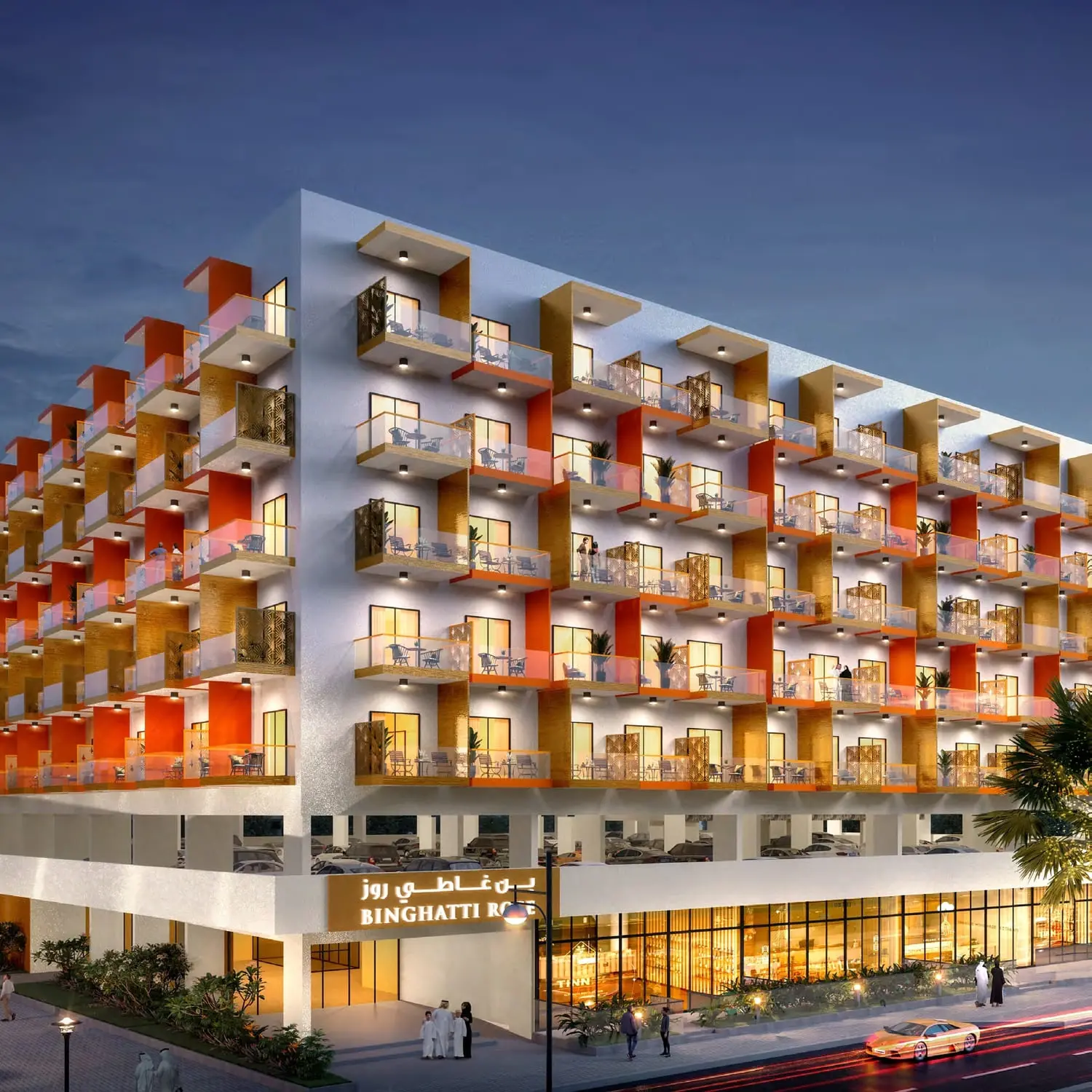 Binghatti Rose in Jumeirah Village Circle (JVC) by Binghatti - Exterior Image 3
